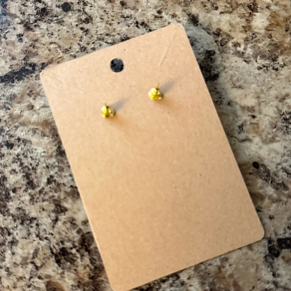 3/$20 Hand Crafted Ear Art by Stephanie Black Dinosaur Earrings - Picture 3 of 3